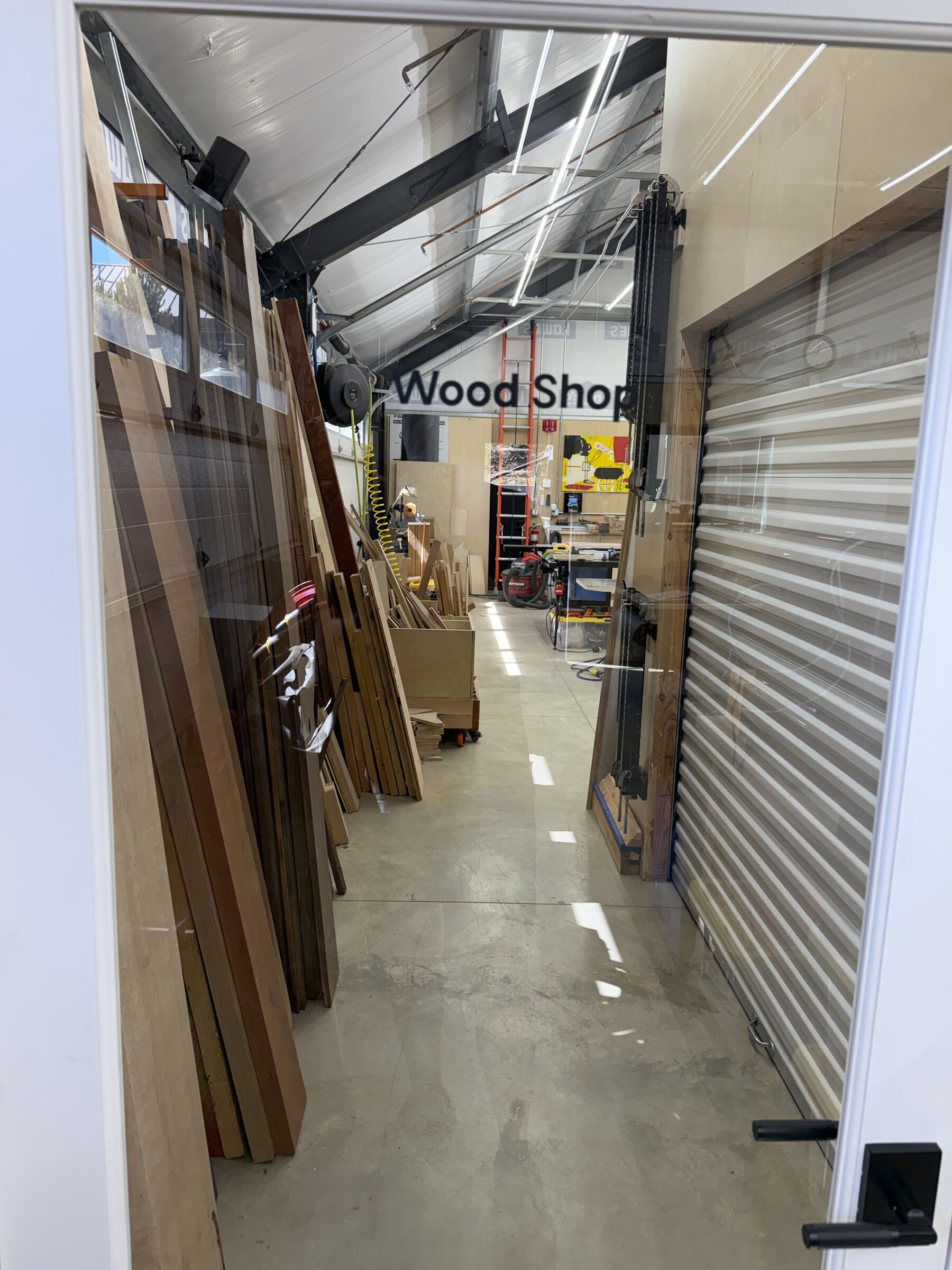 Wide shot of the Ojai workshop